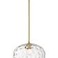Z-Lite Chloe 14" 1-Light Olde Brass Pendant Light With Clear Glass Shade