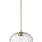 Z-Lite Chloe 14" 1-Light Olde Brass Pendant Light With Clear Glass Shade