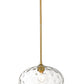 Z-Lite Chloe 14" 1-Light Olde Brass Pendant Light With Clear Glass Shade