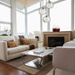 Z-Lite Chloe 20" 3-Light Brushed Nickel Pendant Light With Clear Glass Shade