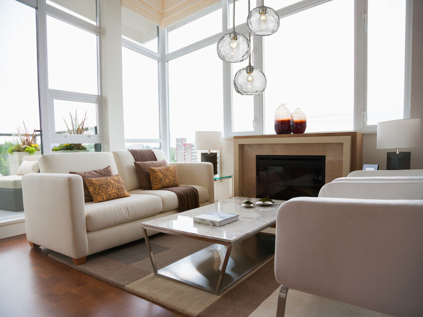Z-Lite Chloe 20" 3-Light Brushed Nickel Pendant Light With Clear Glass Shade