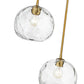 Z-Lite Chloe 20" 3-Light Olde Brass Pendant Light With Clear Glass Shade
