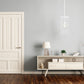 Z-Lite Contour 7" 1-Light White Mini Pendant Light With Gloss White Steel Shade