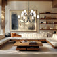 Z-Lite Cordelia 48" 12-Light Candelabra White Fabric Shade Matte Black Steel Frame Chandelier