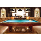 Z-Lite Cordon 15" 3-Light Rubbed Brass Steel Billiard Island Light With Bronze Steel Shade