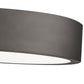 Z-Lite Coronado 16" 1-Light LED-Integrated Bronze Steel Frosted Plastic Shade Flush Mount Lighting