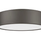 Z-Lite Coronado 16" 1-Light LED-Integrated Bronze Steel Frosted Plastic Shade Flush Mount Lighting