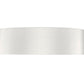 Z-Lite Coronado 16" 1-Light LED-Integrated Brushed Nickel Steel Frosted Plastic Shade Flush Mount Lighting