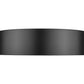 Z-Lite Coronado 16" 1-Light LED-Integrated Matte Black Steel Frosted Plastic Shade Flush Mount Lighting
