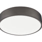 Z-Lite Coronado 20" 1-Light LED-Integrated Bronze Steel Frosted Plastic Shade Flush Mount Lighting