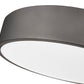 Z-Lite Coronado 20" 1-Light LED-Integrated Bronze Steel Frosted Plastic Shade Flush Mount Lighting