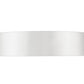 Z-Lite Coronado 20" 1-Light LED-Integrated Brushed Nickel Steel Frosted Plastic Shade Flush Mount Lighting
