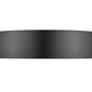 Z-Lite Coronado 20" 1-Light LED-Integrated Matte Black Steel Frosted Plastic Shade Flush Mount Lighting
