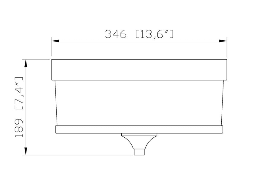 Z-Lite Cosmopolitan 14" 3-Light Matte Black Flush Mount Lighting With Etched White Glass Shade