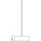 Z-Lite Counterpoint 12" 1-Light Modern Gold Steel and White Fabric Pendant Light
