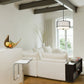 Z-Lite Dalton 17" 3-Light Matte Black Pendant Light With White Fabric Shade