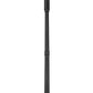 Z-Lite Davina 32" W x 115" H 9-Light Black Aluminum Outdoor Post Mounted Fixture With Clear Ribbed Glass Shade