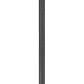Z-Lite Davina 5016PHMR-519P-BK 10" W x 114" H 3-Light Black Aluminum Outdoor Post Mounted Fixture With Clear Ribbed Glass Shade