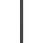 Z-Lite Davina 9" W x 94" H 3-Light Black Aluminum Outdoor Post Mounted Fixture With Clear Ribbed Glass Shade