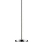 Z-Lite Dealey 7" 1-Light Chrome Mini Pendant Light With Clear Crystal Shade