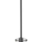 Z-Lite Delaney 4" 1-Light Matte Black Mini Pendant Light With Clear Glass Shade