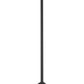 Z-Lite Delaney 4" 1-Light Matte Black Mini Pendant Light With Clear Glass Shade