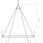 Z-Lite Dennison 20-Light Candelabra Bulb Base Matte Black Steel Chandelier