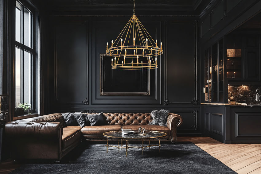 Z-Lite Dennison 28-Light Candelabra Bulb Base Signature Brass Steel Frame Chandelier