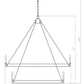 Z-Lite Dennison 28-Light Candelabra Bulb Base Signature Brass Steel Frame Chandelier