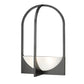 Z-Lite Devon 12" 2-Light Matte Black Steel and Sand Blast Glass Shade Wall Sconce