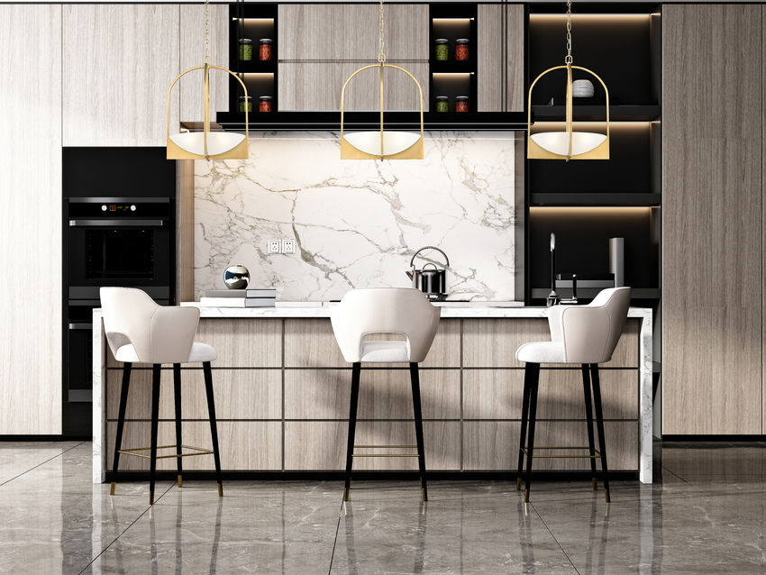 Z-Lite Devon 18" 4-Light Modern Gold Steel and Sand Blast Glass Shade Pendant Light
