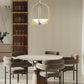Z-Lite Devon 18" 4-Light Modern Gold Steel and Sand Blast Glass Shade Pendant Light