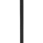 Z-Lite Dunbroch 10" W x 116" H 1-Light Black Aluminum Frame Clear Glass Shade Outdoor Post Mounted Fixture