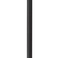 Z-Lite Dunbroch 10" W x 116" H 1-Light Black Aluminum Frame Clear Glass Shade Outdoor Post Mounted Fixture