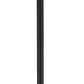Z-Lite Dunbroch 10" W x 122" H 1-Light Black Aluminum Clear Glass Shade Outdoor Post Mounted Fixture