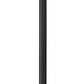 Z-Lite Dunbroch 10" W x 122" H 1-Light Black Aluminum Clear Glass Shade Outdoor Post Mounted Fixture