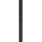 Z-Lite Dunbroch 584PHMR-567P-BK 1-Light Black Aluminum Frame Clear Glass Shade Outdoor Post Mounted Fixture