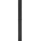 Z-Lite Dunbroch 584PHMR-567P-BK 1-Light Black Aluminum Frame Clear Glass Shade Outdoor Post Mounted Fixture