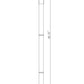 Z-Lite Dunbroch 584PHMR-567P-BK 1-Light Black Aluminum Frame Clear Glass Shade Outdoor Post Mounted Fixture