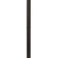 Z-Lite Dunbroch 584PHMR-567P-DBZ 1-Light Deep Bronze and Outdoor Brass Aluminum Frame Clear Glass Shade Outdoor Post Mounted Fixture