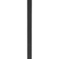 Z-Lite Dunbroch 584PHMS-536P-BK 1-Light Black Aluminum Frame Clear Glass Shade Outdoor Post Mounted Fixture