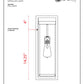 Z-Lite Dunbroch 8" W x 18" H 1-Light Black Aluminum Outdoor Wall Sconce With Clear Glass Shade