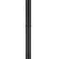 Z-Lite Dunbroch 9" W x 102" H 1-Light Black Aluminum Clear Glass Shade Outdoor Post Mounted Fixture