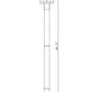 Z-Lite Dunbroch 9" W x 102" H 1-Light Black Aluminum Clear Glass Shade Outdoor Post Mounted Fixture