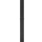 Z-Lite Dunbroch 9" W x 102" H 1-Light Black Aluminum Clear Glass Shade Outdoor Post Mounted Fixture