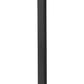 Z-Lite Dunbroch 9" W x 120" H 1-Light Black Aluminum Frame Clear Glass Shade Outdoor Post Mounted Fixture