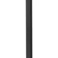 Z-Lite Dunbroch 9" W x 120" H 1-Light Black Aluminum Frame Clear Glass Shade Outdoor Post Mounted Fixture