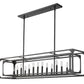 Z-Lite Easton 13" 13-Light Matte Black Steel Island Light