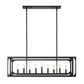 Z-Lite Easton 13" 9-Light Matte Black Steel Island Light
