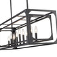 Z-Lite Easton 13" 9-Light Matte Black Steel Island Light